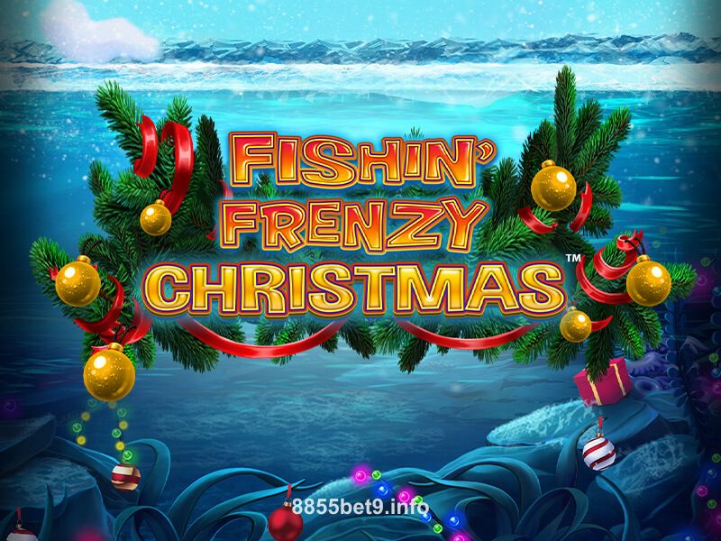 Imagem do jogo Fishin' Frenzy Christmas no 8855bet